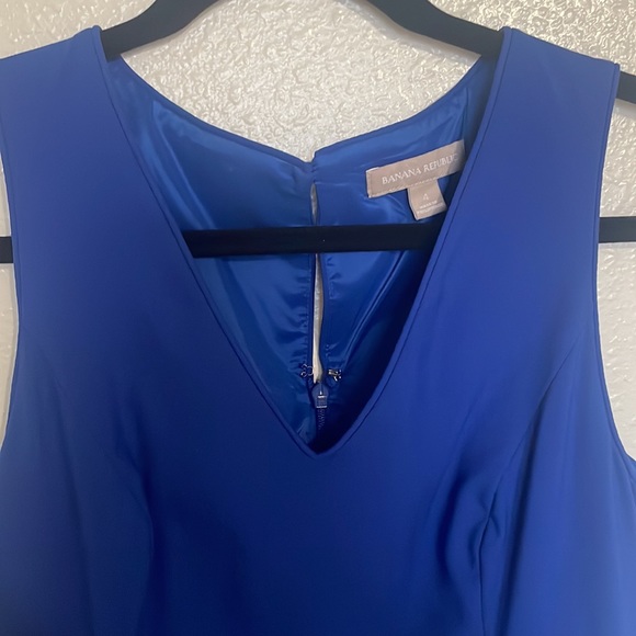 NWOT Royal Blue Banana Republic Dress - Picture 2 of 4